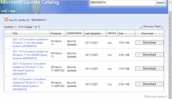 KB5006674 Windows 11 Build 22000.258 ·