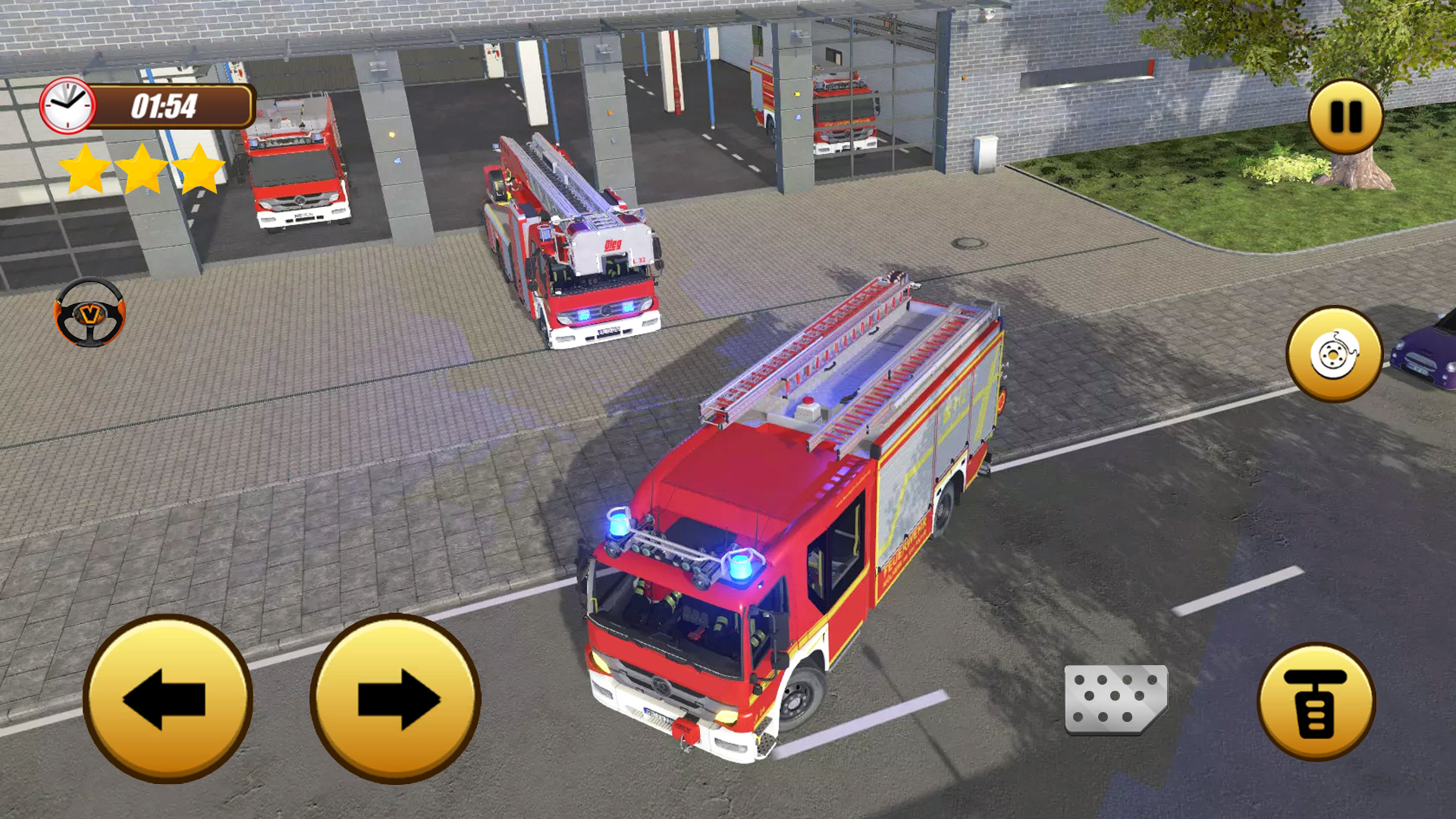 消防车出车模拟