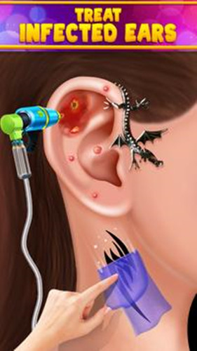 ASMR耳朵沙龙耳朵纹身