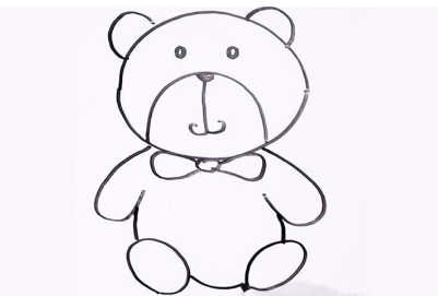 qq画图红包玩具熊怎么画？QQ红包玩具熊画法分享